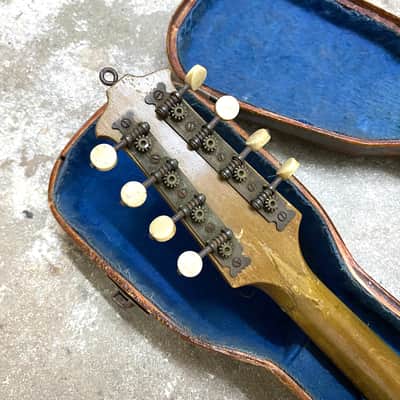 🎸 UNKNOWN MANDOLIN / D.R.G.M. / 1891-1945 / antique image 10