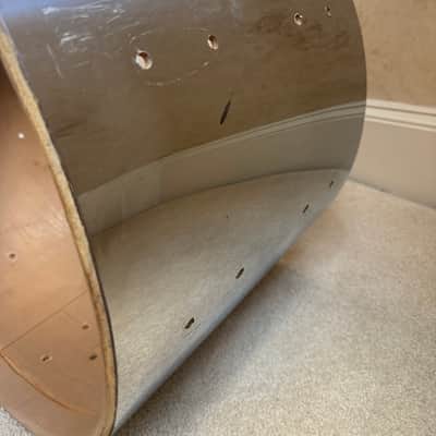 Slingerland Vintage 22” x 14” Chrome Bass Drum Shell 60s - Chrome over wood image 25