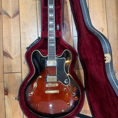 epiphone sheraton tobacco burst II Sunburst 1999 – Chicago Music Exchange PRO now features new critically acclaimed Pro Epiphone Sheraton Tobacco Burst 2nd