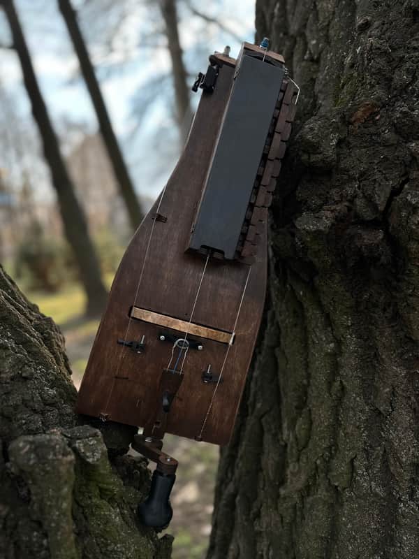 Hurdy-Gurdy - 19 keys - 3 string - Hurdy Gurdy Musical Instrument Lyre image 1