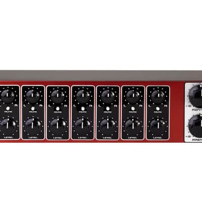 Black Lion Audio PM-8 MKII Passive Summing Mixer 2010s - Red and Black image 1