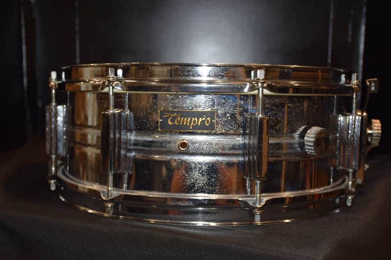 1970’s Tempro 5X14 Chrome Snare Drum image 1