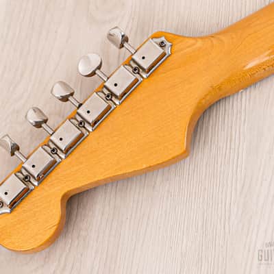 1989 Fender American Vintage '57 Stratocaster, Lake Placid Blue w/ Custom Shop Fat 50s & Tweed Case image 5