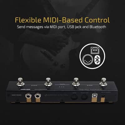 HOTONE MIDI Foot Controller Pedal Bluetooth Ampero Control 4 Button image 3