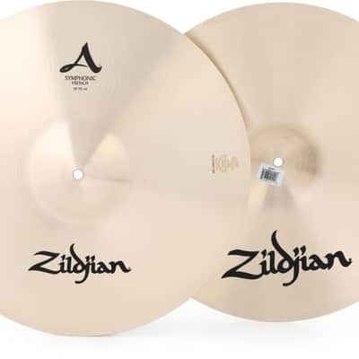 Zildjian A Orchestral Symphonic French Tone Hand Cymbals - 18 inches image 2
