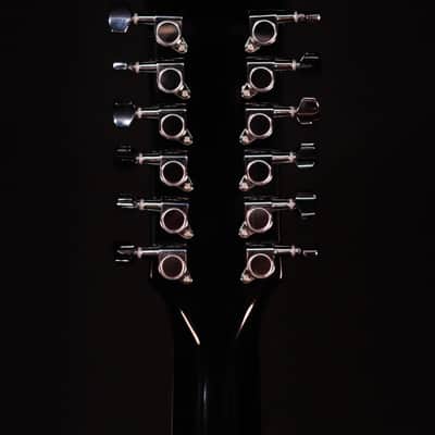 Ibanez AJ7012M1E Artwood Jumbo 12-String A/E Acoustic Guitar, Black image 10