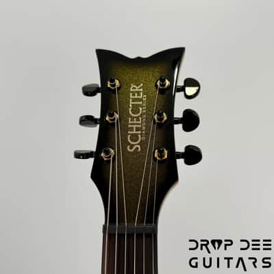 Schecter Diamond Series 50th Anniversary Tempest Electric Guitar - 50th Gold Burst image 11