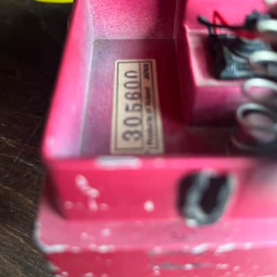 Boss DM-2 Delay (Black Label) 1981 - 1984 - Pink image 2