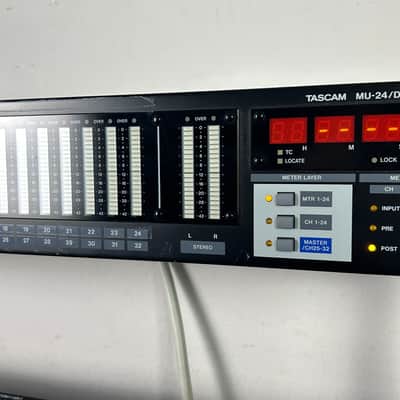 Tascam DM-24 Digital Mixer w/ MU-24 Meter Bridge - Black | Reverb