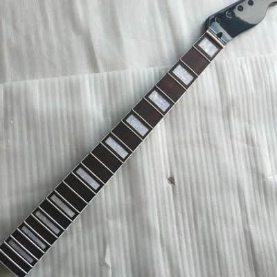 Gloss Black Maple Telecaster Tele Style Guitar Neck, Rosewood Fingerboard 22 Frets image 1