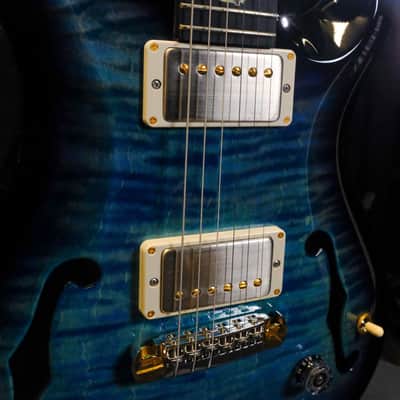 2024 PRS Wood Library Hollowbody II Piezo - Aquableux Purple Burst image 8