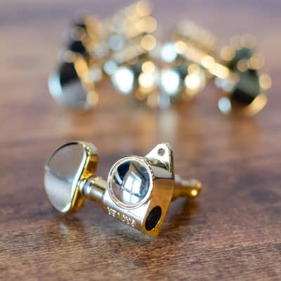 Grover Original Rotomatic Tuning Machines 3 x 3 Gold image 4