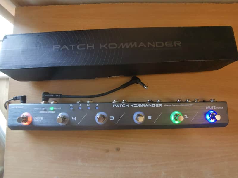 Hotone TPLS10 Patch Kommander 4-Channel Programmable Loop Switcher  Black image 1