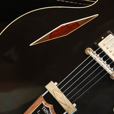 Minty! 2022 Gibson Custom Shop '64 Trini Lopez Semi-Hollow Electric Guitar Black Ebony + COA OHSC image 4