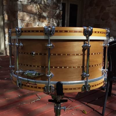 Craviotto 6.5x14  2016  Walnut  SIGNED.  Buy it with or without Wood Hoops - pick your price! image 3