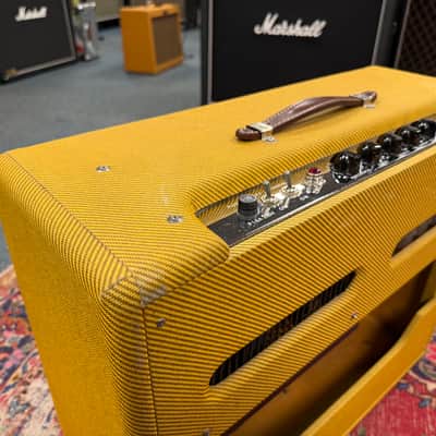 Fender '57 Custom Twin Reissue 40-Watt 2x12 Combo - Lacquered Tweed image 6