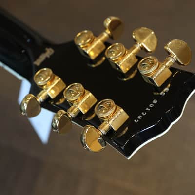 2013 Gibson Les Paul Custom Electric Guitar Black Ebony + COA HSC image 20