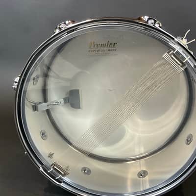 1970s Premier Chrome over Steel 8 Lug Snare Drum 5x14 image 14