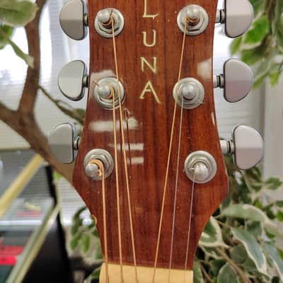 Luna Oracle Eclipse OCL ECL Acoustic Guitar w/ Built-In Electronics - Natural image 5