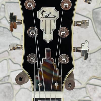 D’Angelico Deluxe Brighton in Vintage Sunburst with Hard Case image 7