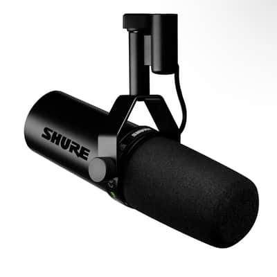 Shure SM7dB Cardioid Dynamic Microphone with Built-In Preamp 2023 - Present - Black image 2