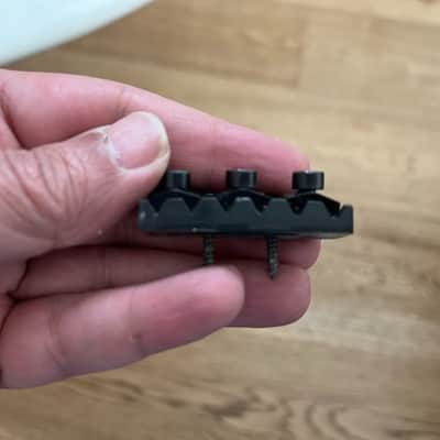 Black Floyd Rose Original Tremolo System with R3 Nut 37mm Titanium Fat Block Made in Germany Bild 8