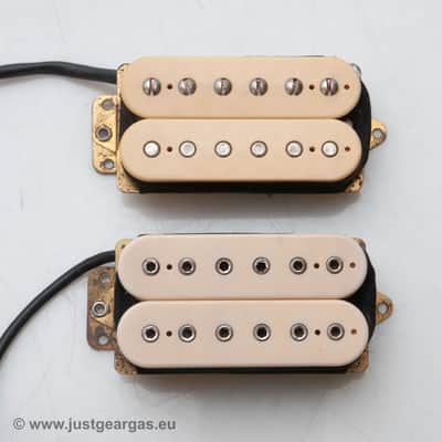 Vintage Early 80's Dimarzio PAF & Super Distortion Dual Sound rare 3 screw model w/ pickup rings image 3
