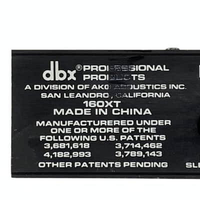 dbx 160XT Compressor / Limiter 2000s - Black - TGHM image 9
