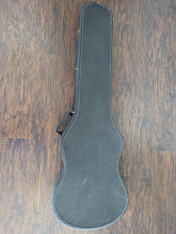 1963-65 Gibson SG Jr. Guitar Chipboard Case - Red Felt Lined, Original image 1