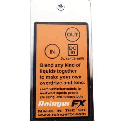 Rainger FX Minibar Liquid Analyser Overdrive Pedal image 3