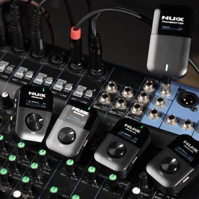 NuX C7-4 5.8GHz Stereo Wireless In-ear Monitor System with four receivers image 2