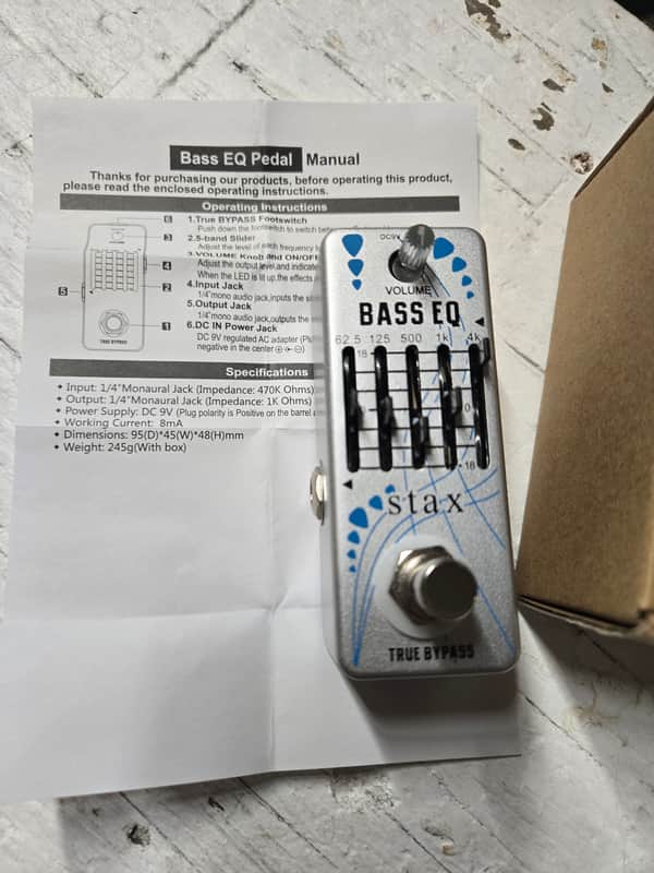 Staxx Bass eq 2020 - Silver image 1