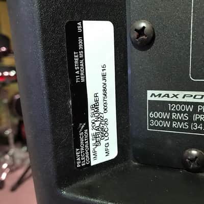 Subwoofer Peavey Impule 200 de 12" PA System 1200W peak image 10
