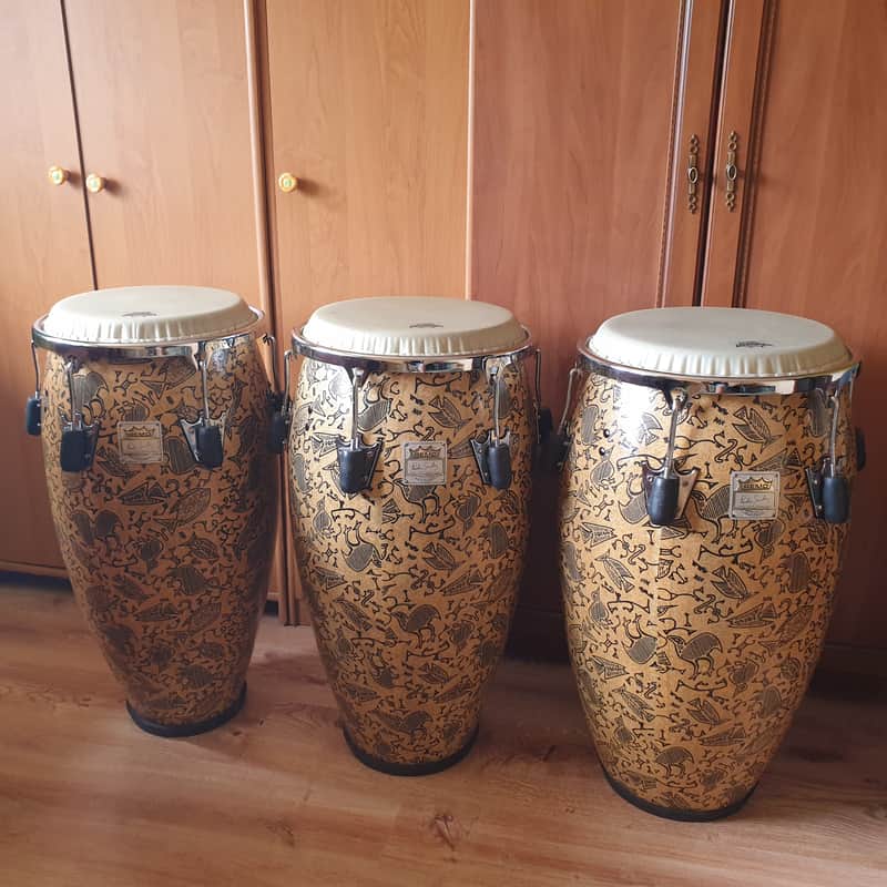 Remo Poncho Sanchez Signature Series set of Congas | Reverb