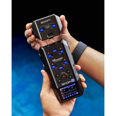 Zoom EXH-6E Dual XLR/TRS Combo Input Capsule for H6essential Portable Recorder, Black image 7