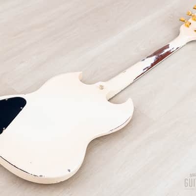 1978 Gibson SG Custom 3-Pickup Vintage Guitar Alpine White w/ T Tops, Case image 14