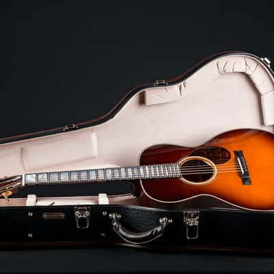 Santa Cruz H13 Custom Old Growth Mahogany and Moon Spruce Sunburst with Century Block Inlay NEW image 24