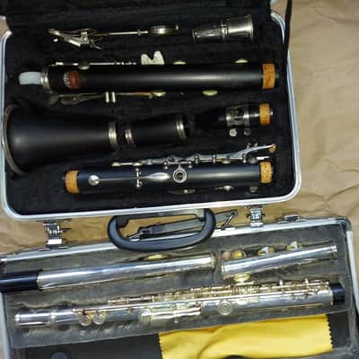 BOTH: Suzuki Musique Clarinet AND Flute, with cases, Very Good image 5