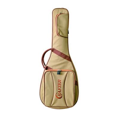 Crafter BIG MINO BK WLN Big Mino Shape Solid Spruce Top 6-String Acoustic-Electric Guitar w/Gig Bag image 3