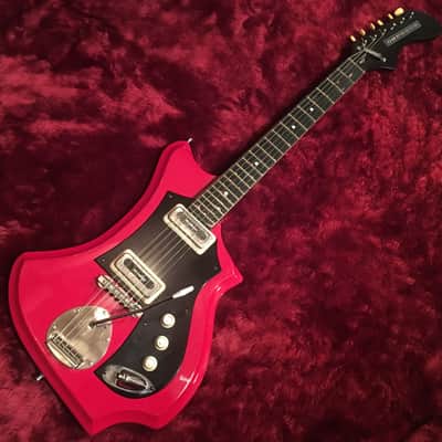Orpheus Skurill 1960s "Red" Made in Brugalia Very Unique Guitar! image 2