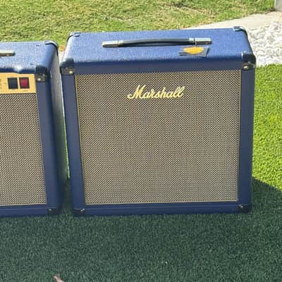 Marshall Studio Classic SC20C "JCM 800 Lead Series" 20-Watt 1x10" Guitar Combo 2020 W/ Matching 1x12 SC112 EXT Cabinet - - Present - Navy Blue Levant image 9
