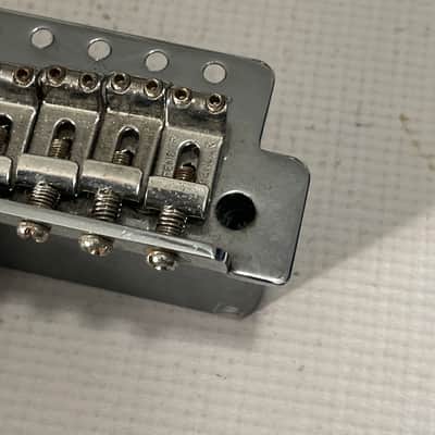 2010's MIM Fender Mexico Stratocaster Factory 6 Post Tremolo Bridge & Arm 2 1/16" String Spacing image 10