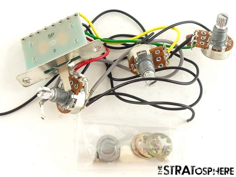 Fender Squier Classic Vibe 60s Strat HSS POTS + 5 SWITCH Guitar Stratocaster! image 1