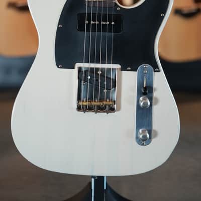 LSL Instruments T Bone ERA Series S/P90 Electric Guitar - Vintage Cream image 2