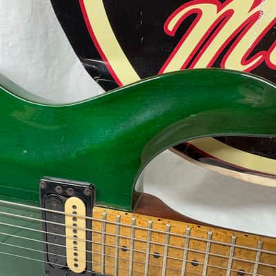 Carvin CT3 ct-3 California Carved Top Guitar with Case 2000s - Green / Maple fingerboard image 3