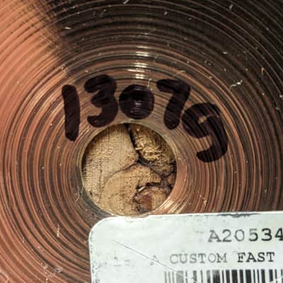 Zildjian 18" A Custom Fast Crash Cymbal 2002 - Present - Brilliant image 12