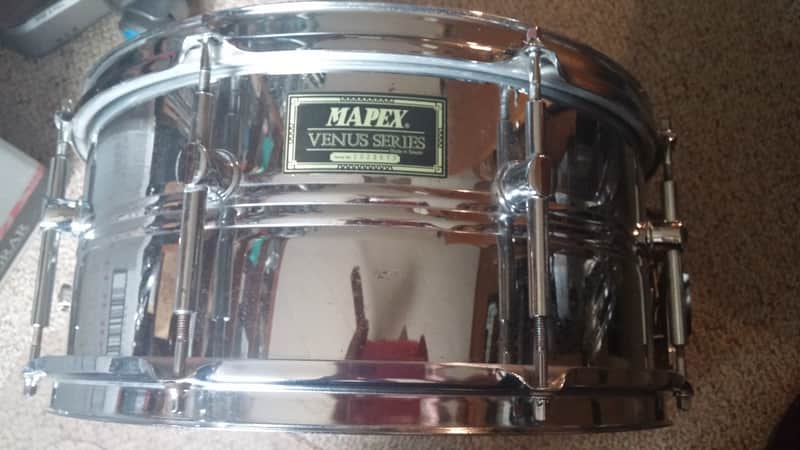 Mapex Venus SERIES Tube Lug SNARE DRUM Steel / Chrome 6 x14 image 1