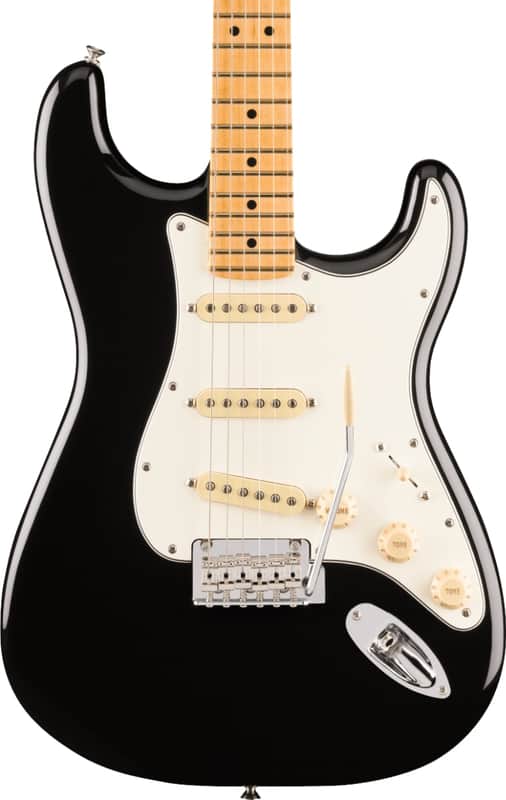 Fender Player II Stratocaster Electric Guitar, Maple Fingerboard, Black image 1