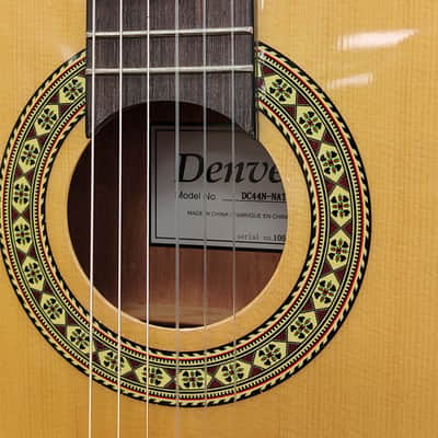 Denver DC44N-NAT Full-Size Nylon String Classical Guitar - Natural image 3
