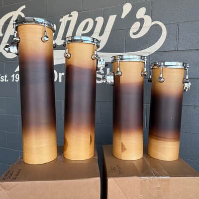 ~RARE!~ Set of 4 Odery 6" Octobans w/ Stand (Rm4) image 6